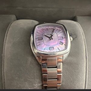 Pink and silver Fendi Watch 100% Authentic (Serious Buyers Only)